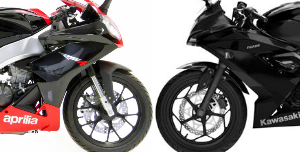 Comparator motorcycles 125cc